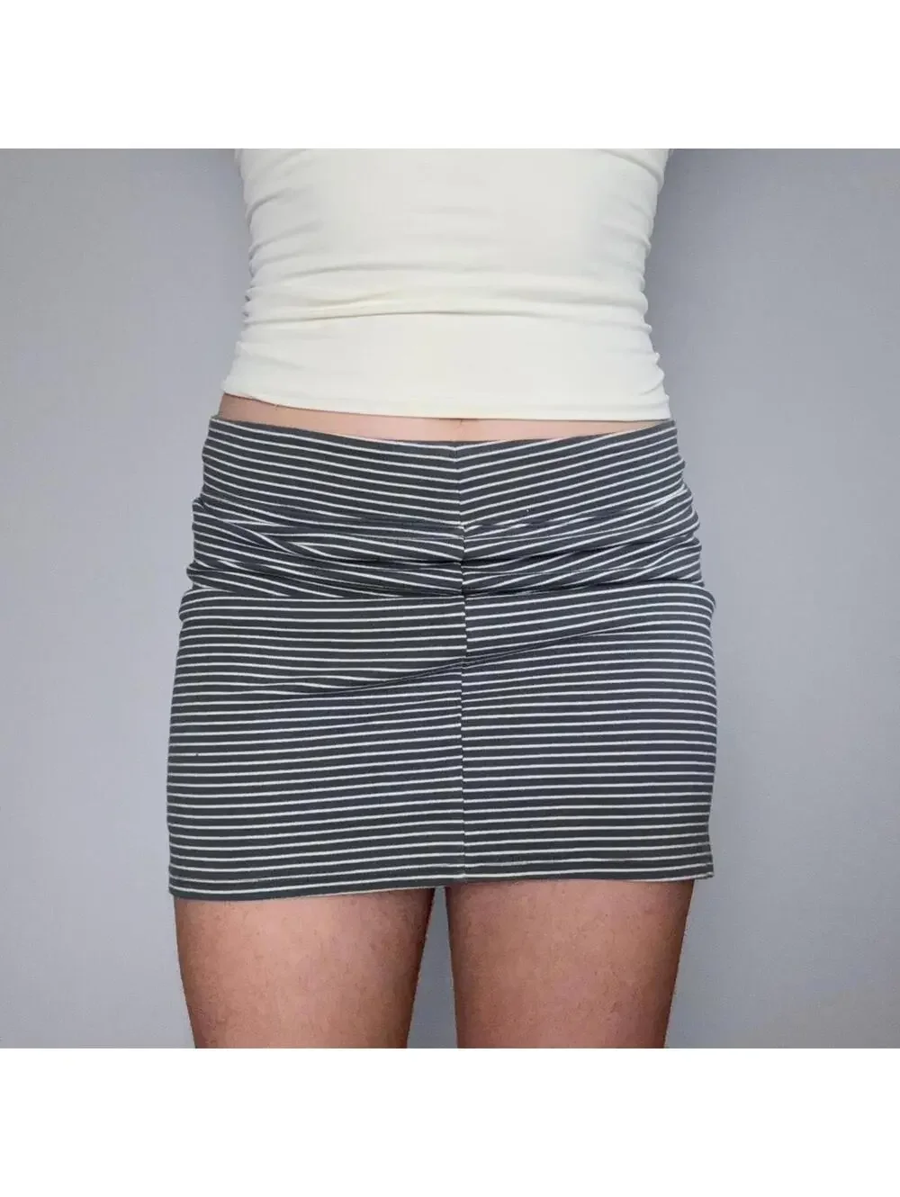 Striped Mini Skirt
